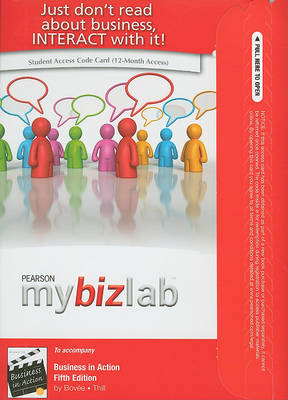 Book cover for MyLab Intro to Business -- Access Card -- for Business in Action with Real Time Updates