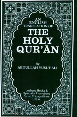 Cover of An English Translation of the Holy Quran