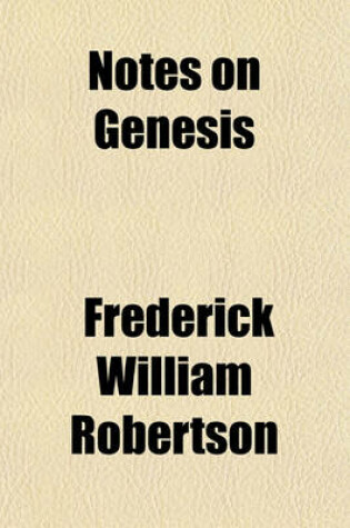 Cover of Notes on Genesis