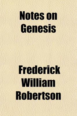 Book cover for Notes on Genesis