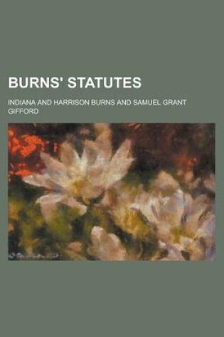 Cover of Burns' Statutes