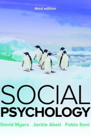 Cover of Social Psychology 3e