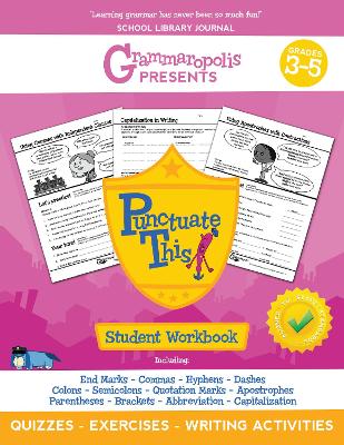Book cover for The Punctuation Workbook, Grades 3-5