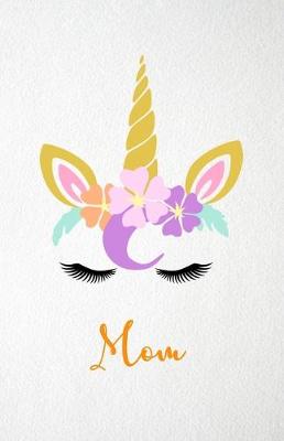 Book cover for Mom A5 Lined Notebook 110 Pages