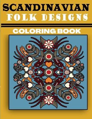 Book cover for Scandinavian Folk Designs Coloring Book