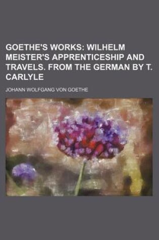 Cover of Goethe's Works