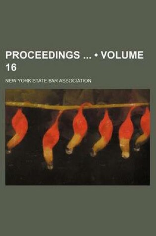 Cover of Proceedings (Volume 16)