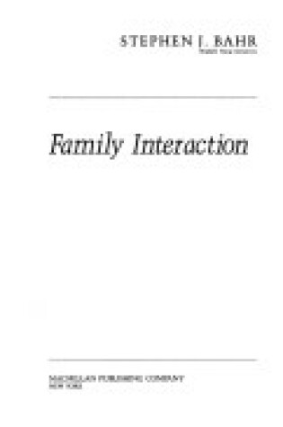 Cover of Family Interaction