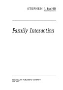 Book cover for Family Interaction