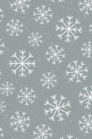 Cover of Gray Winter Snowflakes - Lined Notebook with Margins - 5x8