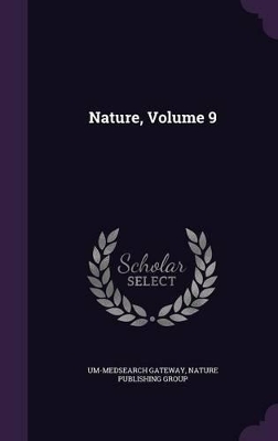 Book cover for Nature, Volume 9