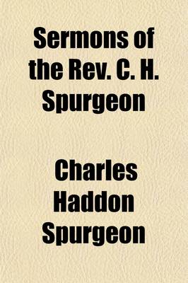 Book cover for Sermons of the REV. C. H. Spurgeon; 2D Series
