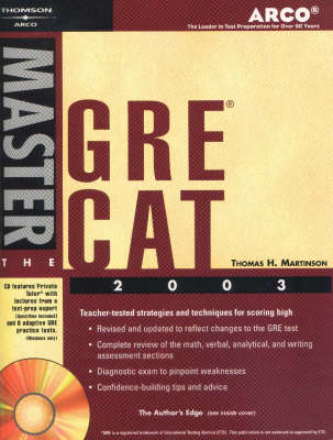 Book cover for Master the Gre Cat, 2003/E W/C