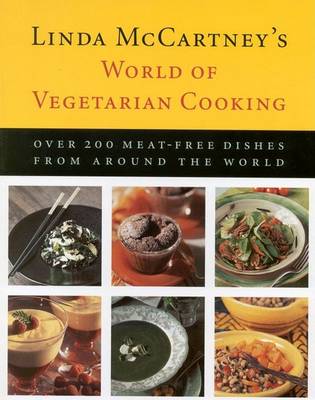 Book cover for Linda McCartney's World of Vegetarian Cooking