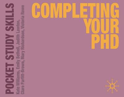 Cover of Completing Your PhD