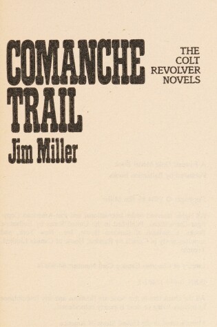 Cover of Comanche Trail