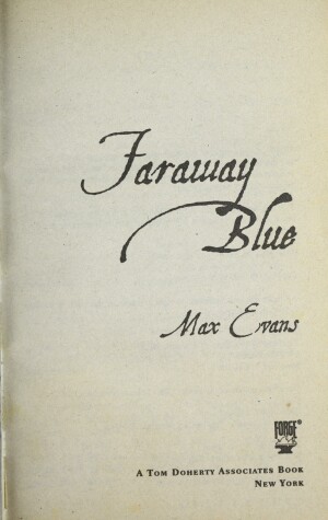 Book cover for Faraway Blue