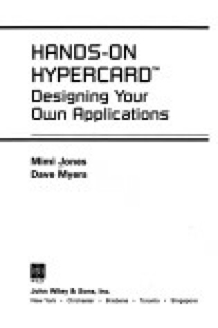 Cover of Hands-on HyperCard