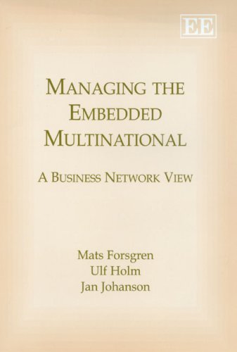 Book cover for Managing the Embedded Multinational