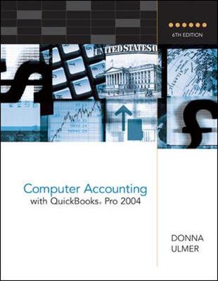 Book cover for Computer Accounting with QuickBooks Pro 2004