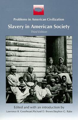 Book cover for Slavery in American Society
