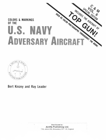 Book cover for United States Navy Adversary Aircraft