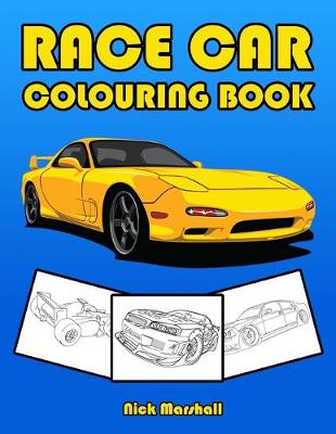 Book cover for Race Car Colouring Book