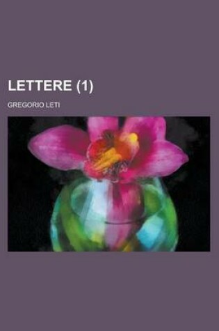 Cover of Lettere (1 )