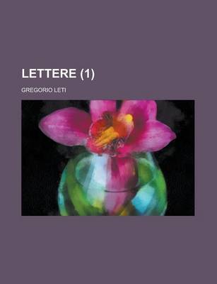 Book cover for Lettere (1 )