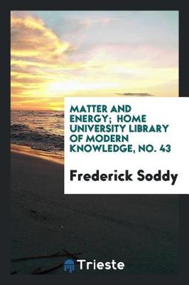 Book cover for Matter and Energy