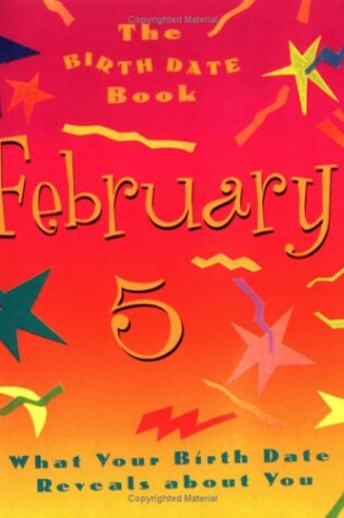 Cover of Birth Date Book February 5