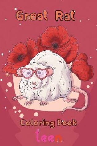 Cover of Great Rat Coloring book Teen