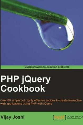 Cover of PHP jQuery Cookbook