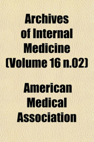 Cover of Archives of Internal Medicine (Volume 16 N.02)