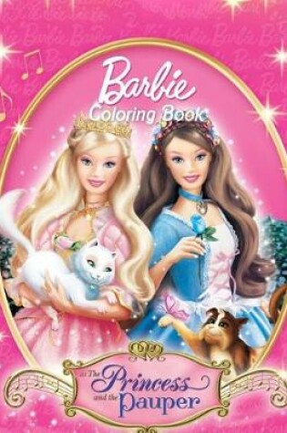 Cover of Barbie, the Princess and the Pauper Coloring Book