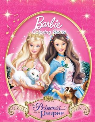 Book cover for Barbie, the Princess and the Pauper Coloring Book