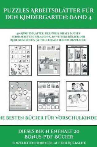 Cover of Die besten Bucher fur Vorschulkinder (Puzzles Arbeitsblatter fur den Kindergarten