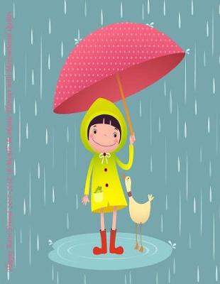 Book cover for Happy Rain Friend 2017-2018 18 Month Academic Planner with Motivational Quotes