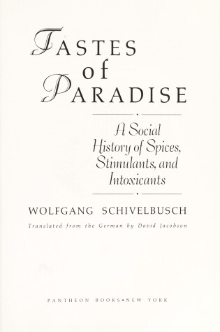 Cover of Tastes of Paradise