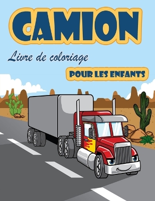 Book cover for Livre de coloriage de camions