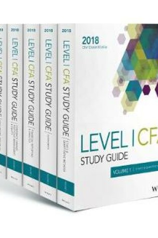 Cover of Wiley Study Guide for 2018 Level I CFA Exam: Complete Set