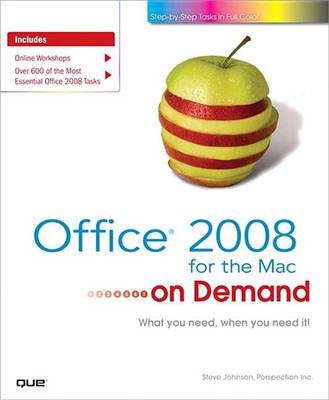 Book cover for Office 2008 for the Mac on Demand