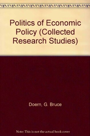 Cover of Politics of Economic Policy