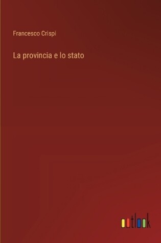 Cover of La provincia e lo stato