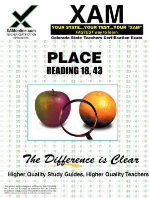 Book cover for Place Reading 18, 43 Teacher Certification Test Prep Study Guide
