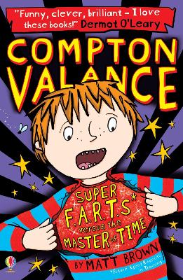 Book cover for Compton Valance - Super F.A.R.T.s versus the Master of Time
