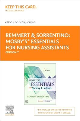 Book cover for Mosby'S Essentials for Nursing Assistants - Elsevier eBook on Vitalsource (Retail Access Card)