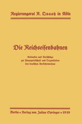 Cover of Die Reichseisenbahnen