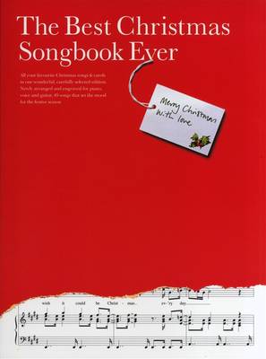Book cover for The Best Christmas Songbook Ever
