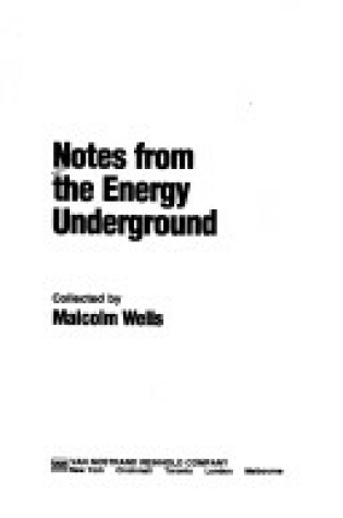 Cover of Notes from the Energy Underground